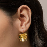 Blooming Azalea Flower Drop Earrings