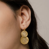 Emblem Jewelry Earrings Dancing Double Disc Cascade Drop Earrings