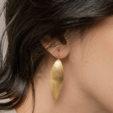 Emblem Jewelry Earrings Winged Spade Statement Hook Earrings