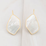 Emblem Jewelry Earrings Gold Tone Isla Mother-of-Pearl Drop Earrings