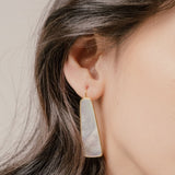 Column Mother-of-Pearl Drop Earrings