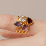Signature Candy Gemstone Stack Rings (Ring Size 6)
