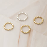Emblem Jewelry Rings Abacus Morse Code Stack Rings