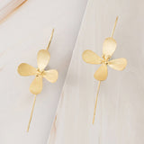 Emblem Jewelry Earrings Gold Tone Sweet Lilac Flower Drop Earrings