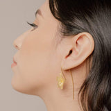 Emblem Jewelry Earrings Sweet Kalachuchi Flower Drop Earrings