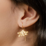 Emblem Jewelry Earrings Spring Citronella Leaf Drop Earrings