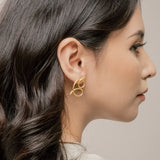Emblem Jewelry Earrings Picasso Doodle Statement Earrings