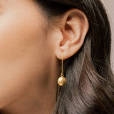 Emblem Jewelry Earrings Cymbal Drop Hook Earrings