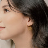 Emblem Jewelry Earrings Petite Infinite Happiness Lace Disc Earrings