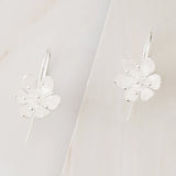 Emblem Jewelry Earrings Silver Tone Honey Buttercup Flower Drop Earrings