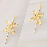 Emblem Jewelry Earrings Gold Tone Sweet Santan Petite Drop Earrings