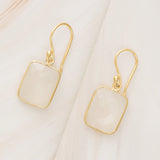 Emblem Jewelry Earrings Milky Quartz Medium Candy Quartz Gemstone Drop Earrings