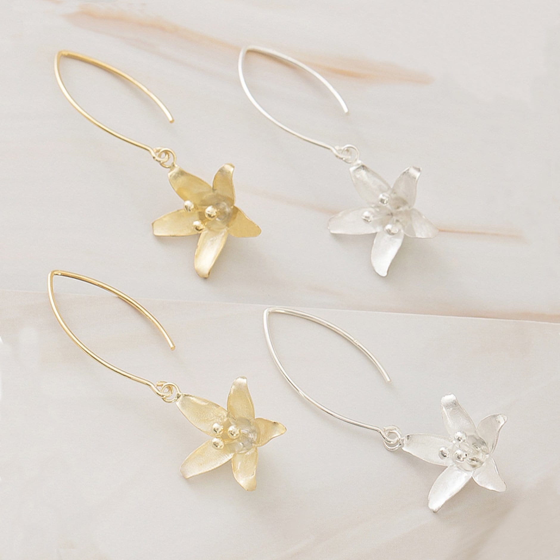 Emblem Jewelry Earrings Spring Starflower Drop Earrings