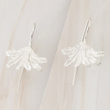 Emblem Jewelry Earrings Silver Tone Spring Citronella Leaf Drop Earrings