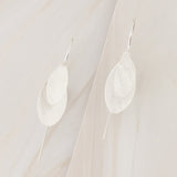 Emblem Jewelry Earrings Silver Tone Layered Dragonfly Wing Hook Earrings