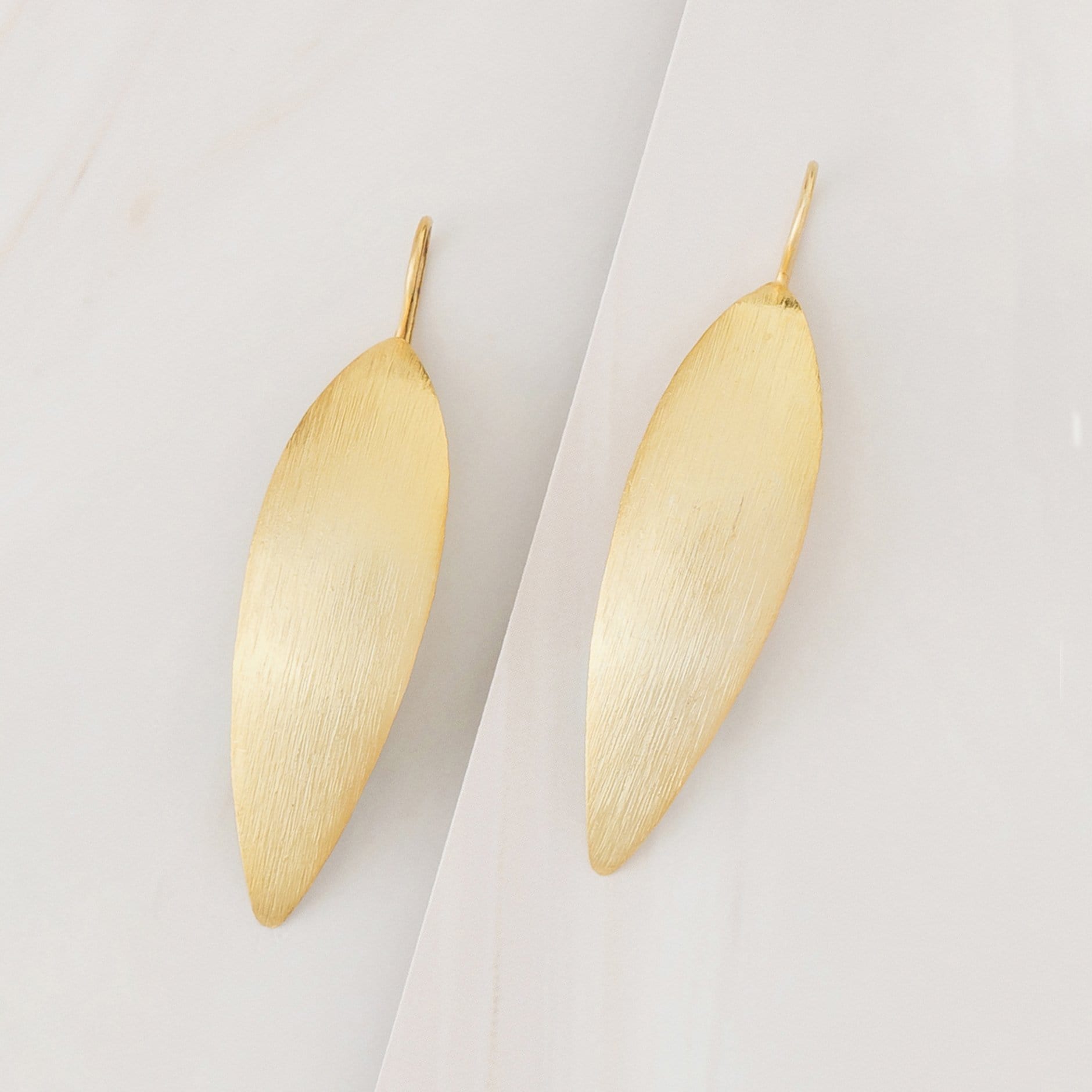 Emblem Jewelry Earrings Gold Tone Winged Spade Statement Hook Earrings