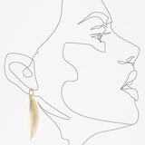 Emblem Jewelry Earrings Winged Spade Statement Hook Earrings
