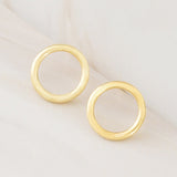Emblem Jewelry Earrings Gold Tone Modern Geometry Circle Stud Earrings