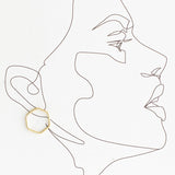 Emblem Jewelry Earrings Modern Geometry Hexagon Stud Earrings