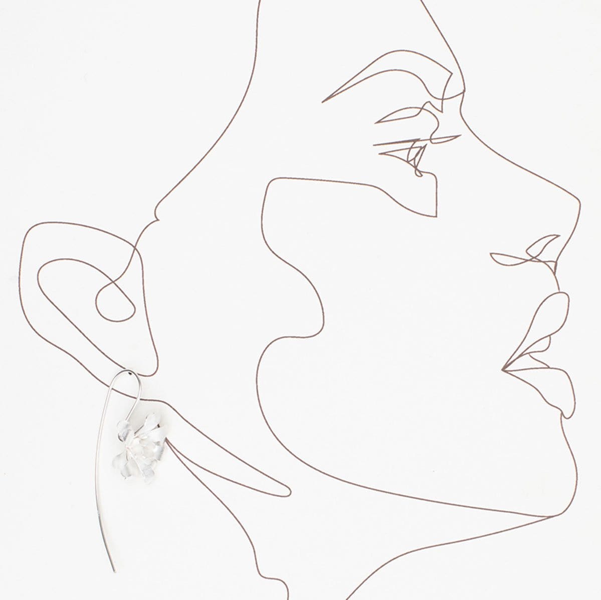 Emblem Jewelry Earrings Lucky Chrysanthemum Flower Drop Earrings