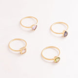 Emblem Jewelry Rings Signature Candy Gemstone Stack Rings (Ring Size 9)